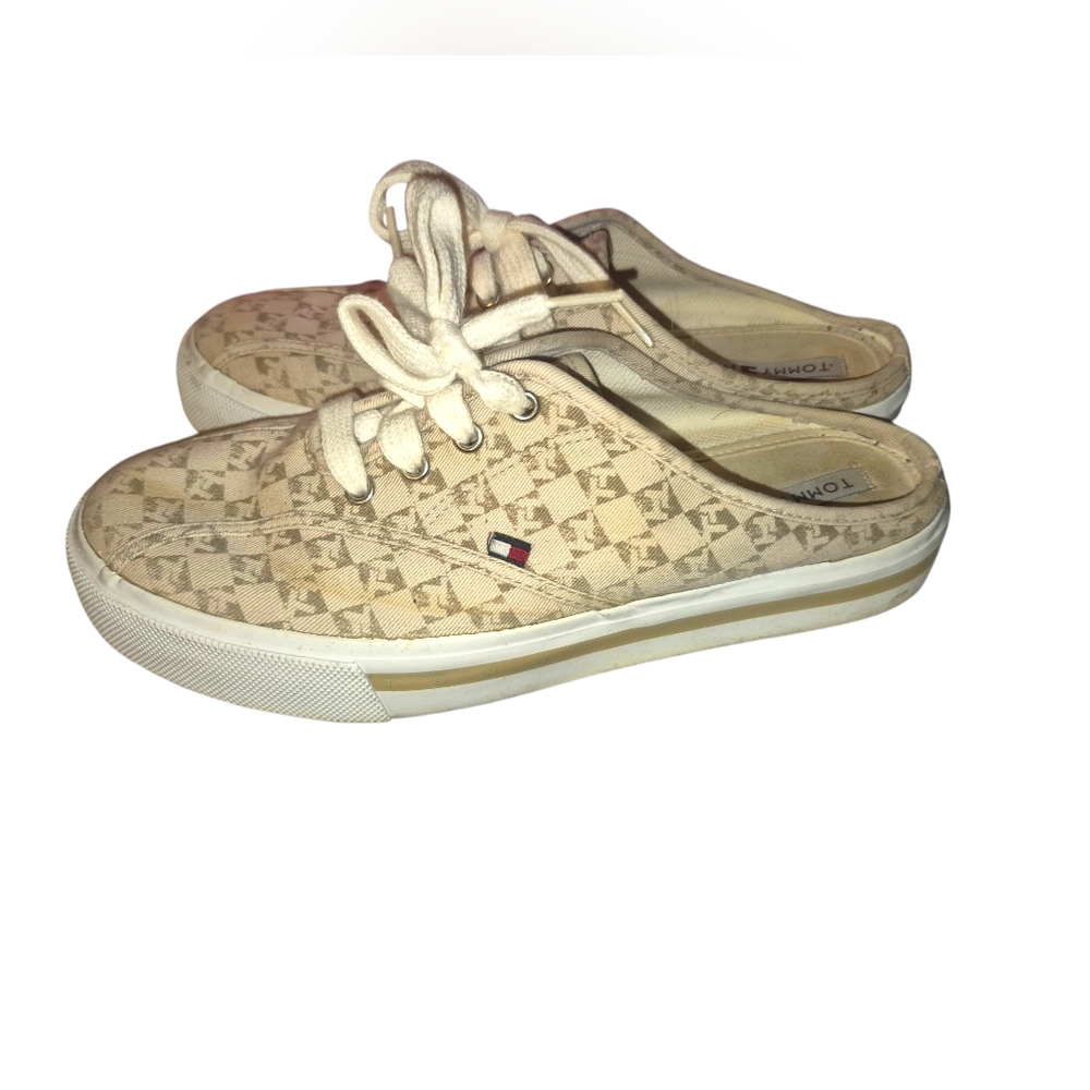 Tommy Hilfiger Tan Slip-On Shoes - Picture 2 of 10